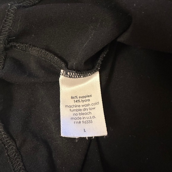 Susana Monaco Urban V-Neck Tank Top In Black | Size Large - Picture 10 of 10